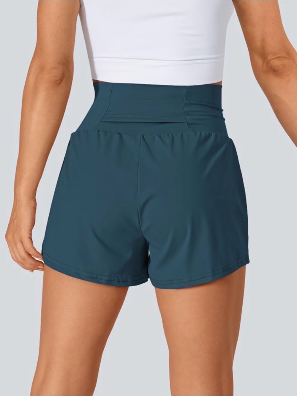 NWT Halara SoftlyZero™ Airy High Waisted Cool Touch Yoga Shorts 3'' - Picture 6 of 16